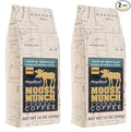 Moose Munch Maple Vanilla Ground Coffee – 2 Pack 12 oz Bags – Smooth Maple Sweetness with Vanilla Flavored Medium Roast Coffee