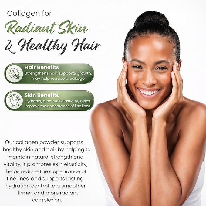 Multi Collagen Peptides Powder Unflavored - 5 Types Multi Collagen Complex (I II III V X) - Grass Fed Hydrolyzed Powder Collagen for Hair Skin Nails Joints &amp Gut Health - 30 Servings