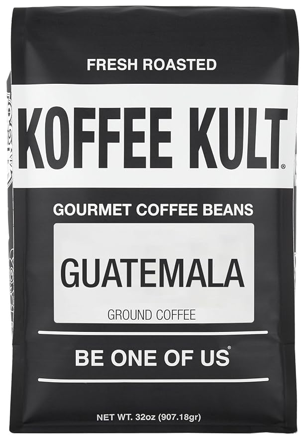Guatemala Huehuetenango: Premium Medium Roast Ground Coffee - Gourmet Single Origin Arabica Coffee Grinds (Ground 32oz)