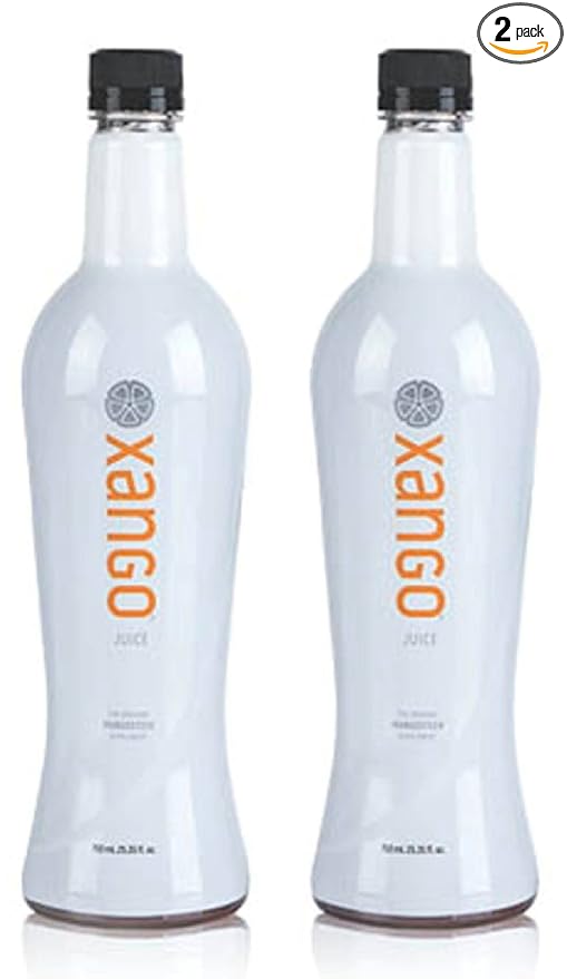 Xango Juice 2 Bottles Mangosteen Juice Made From the Whole Mangosteen Fruit