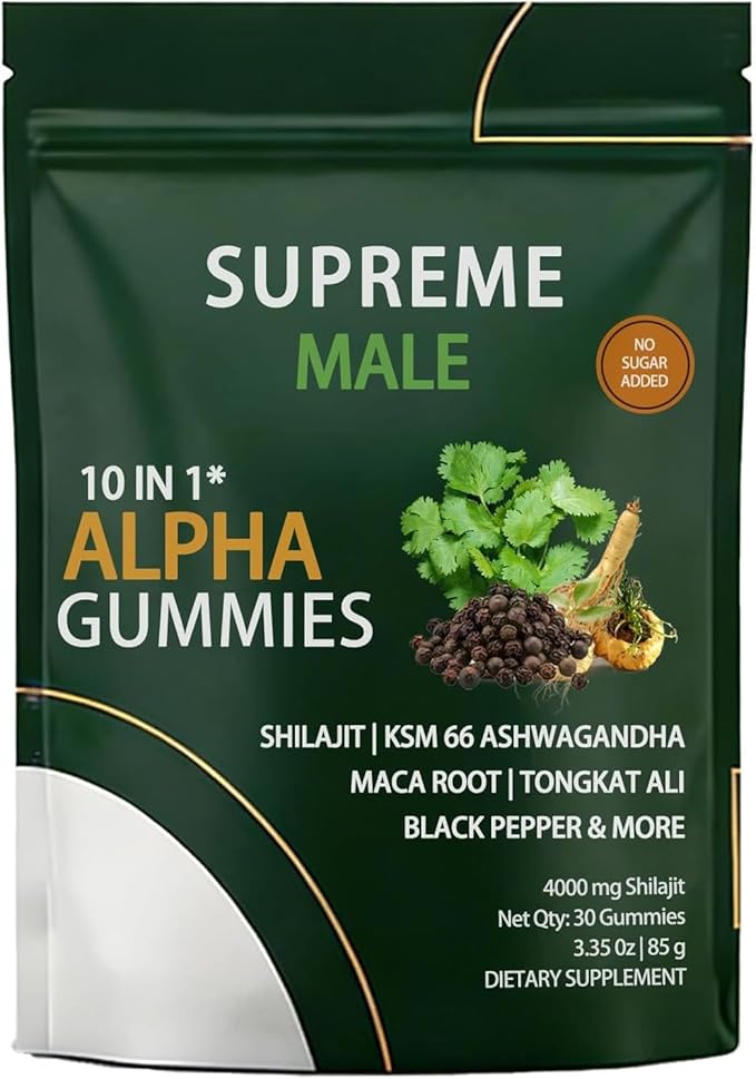 Alpha Gummies Sugar-Free Vegan 30 Gummies