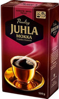 Paulig Juhla Mokka - Dark Roast - Fine Grind - Filter Blend Ground Coffee - Bag 500g (Finland) (1 Bag )