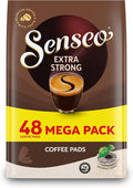 Senseo Extra Strong Coffee Pods – 48 Count (1 Pack) – Dark Roast with Intense &amp Bold Flavor and Rich Crema – Single-Serve Coffee Pads Compatible with Senseo &amp PeleCom Machines
