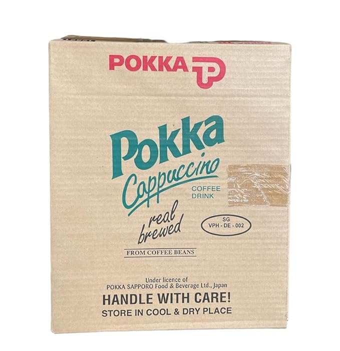 POKKA Coffee 9-Pack Set - Milk Coffee Vanilla Coffee Cappuccino 8.1 Fl Oz (240ml) Each (Cappuccino - Pack of 30 (1 Case))