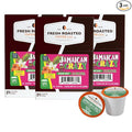 Fresh Roasted Coffee Jamaican Me Crazy Flavored Coffee Pods 72 Count