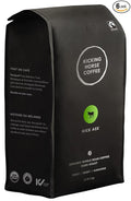 Kicking Horse Coffee Kick Ass Dark Roast Whole Bean Certified Organic Fairtrade Kosher Black 1 Kg Pack of 6