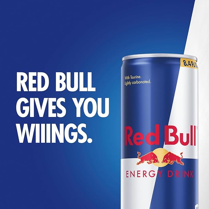Red Bull Energy Drink 80mg Caffeine | Taurine &amp B Vitamins | 8.4 Fl Oz | Pack of 12 Cans