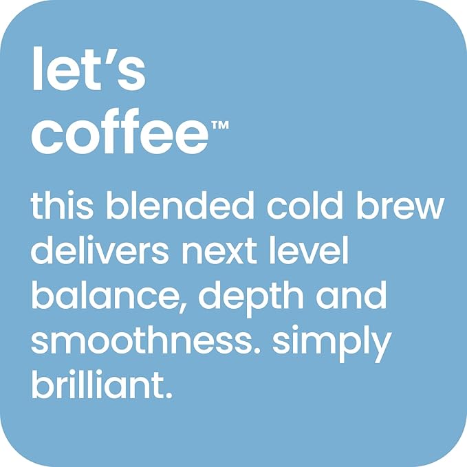 happy coffee cold brew 11 oz. cans 12 pack notes of chocolate &amp genius 100% arabica beans no artificial flavors or sweeteners
