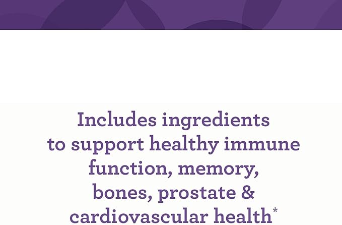 Innate Response Formulas Men’s 55+ Multivitamin - Daily Multivitamin for Men 55 and Over - with B Vitamins - Vegetarian Non-GMO Kosher and Gluten-Free - 120 Tablets (60 Servings)
