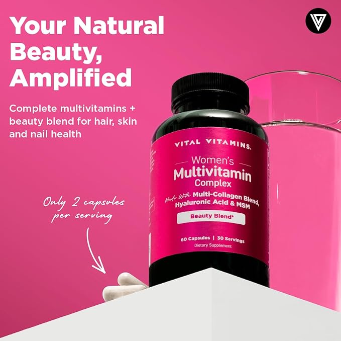 Vital Vitamins Multi Collagen Complex Plus + Women's Multivitamin Complex