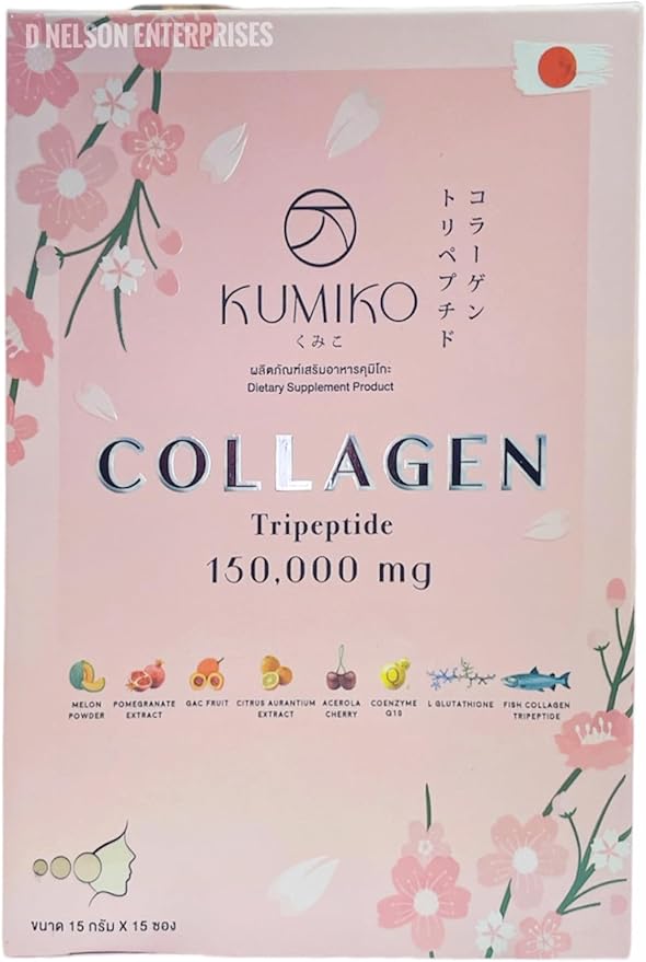 KUMIKO Collagen Premium Tripeptide Radiant Glowing Skin - 15 Sachets