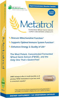 American BioSciences Metatrol Fermented Wheat Germ Extract - Immune &amp Mitochondria Support for Renewed Vitality &amp Enhanced Energy - Gluten Free - 60 Vegetarian Capsules 41mg
