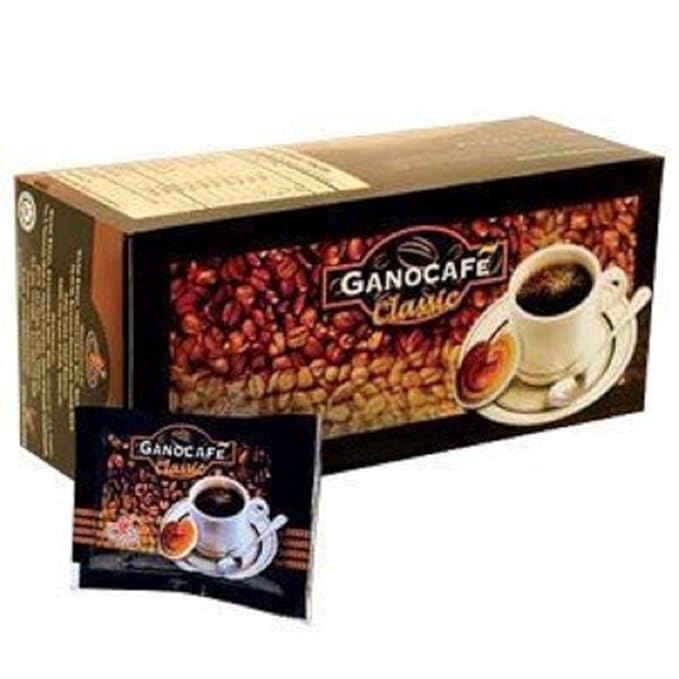 Generic TOTALLYAWESOME Gano Excel Ganocafe Gano Cafe Classic With Ganoderma Extract Black Coffee 30 Sachets (3 Box)