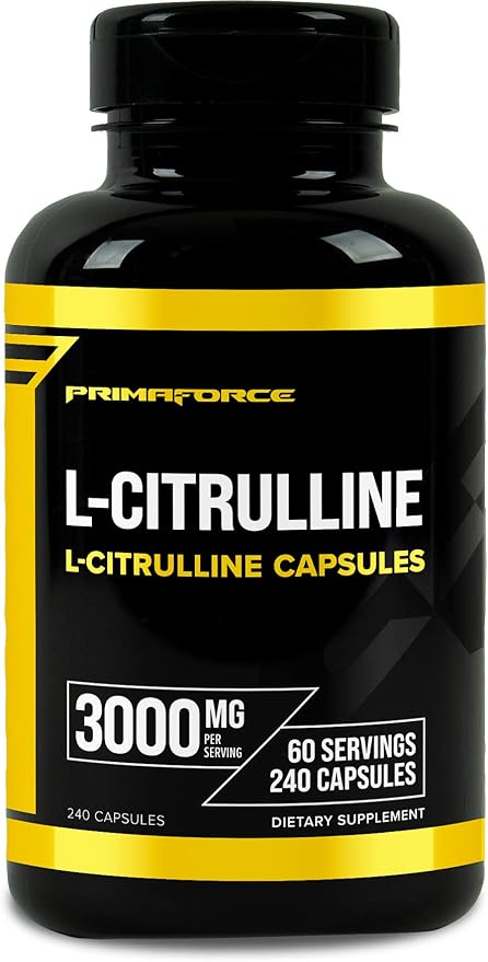 Primaforce L-Citrulline 3000mg 240 Capsules 60 Servings