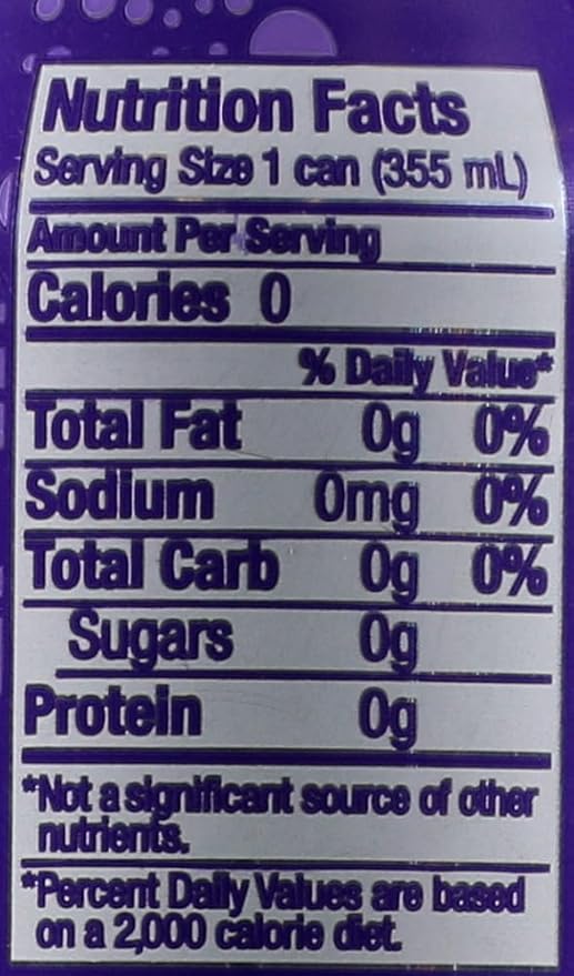Zevia Zero Calorie Soda Grape -- 6 Cans - 2 pc