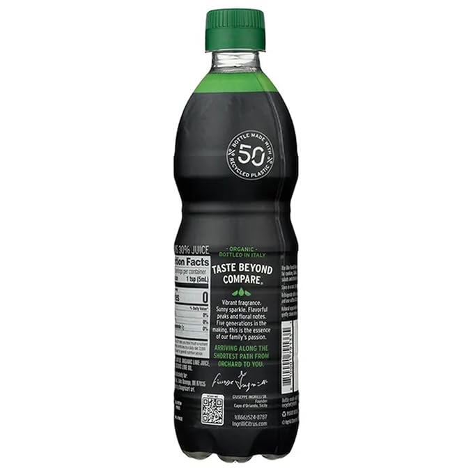 Ingrilli Organic Lime Squeeze 16 Fl Oz Bottle (Pack of 12)