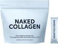 NAKED Collagen Stick Packs - Pasture-Raised Unflavored Grass-Fed Hydrolyzed Collagen Travel Pack Paleo Friendly Non-GMO Keto Gluten Free 30 Sachets