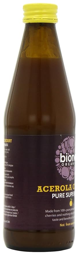 Biona Organic Acerola Cherry Pure Juice 330 ml (Pack of 2)
