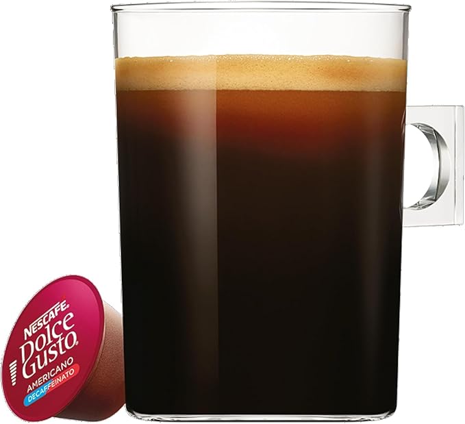 NESCAFÉ Dolce Gusto Americano Decaf Coffee Pods x16 (Pack of 1 Decaffeinated Coffee)