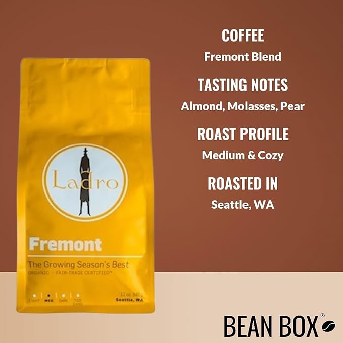 Bean Box Sampler - Roasted by Ladro Roasting 3-Pack Whole Bean Coffee Gourmet Coffee