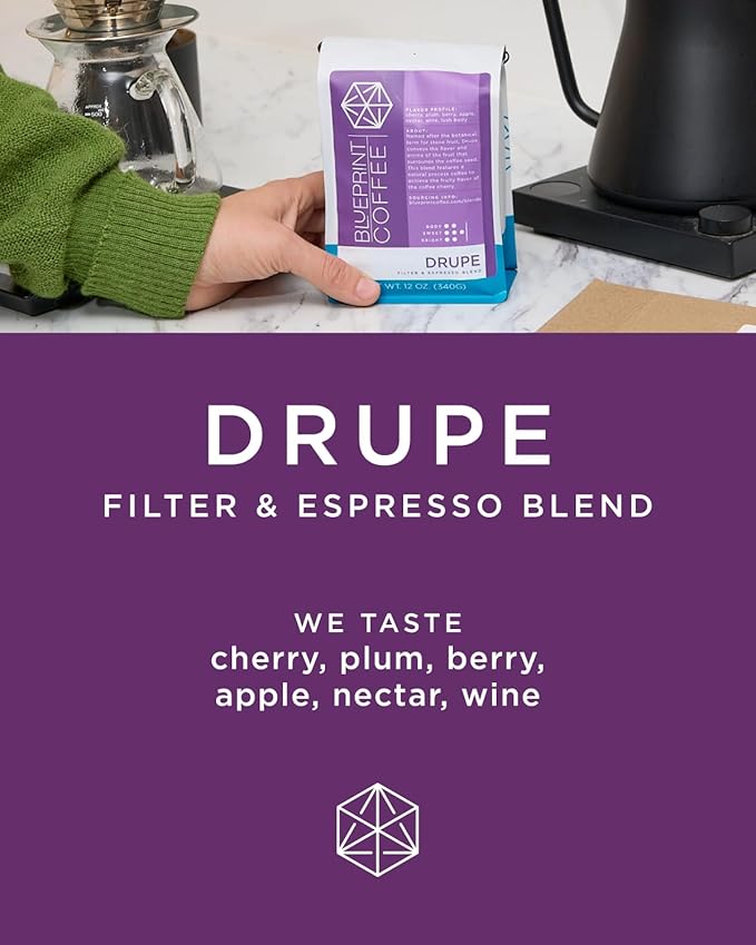 Blueprint Coffee Drupe Whole Bean Coffee 2lb