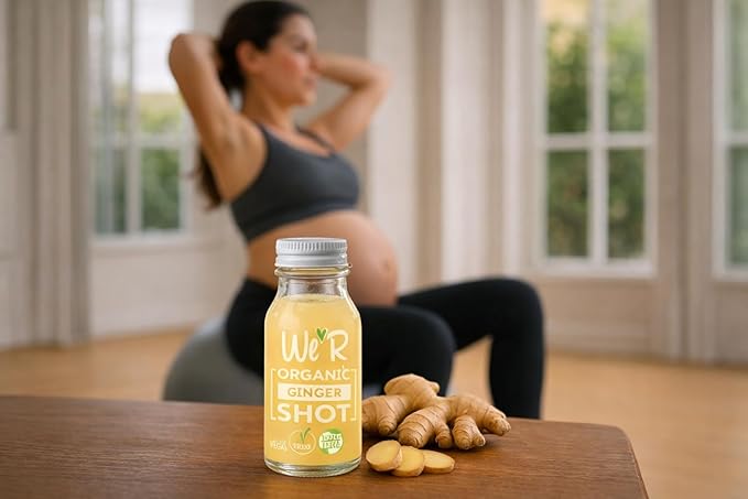 WE'R Organic GINGER Shot Certified Organic &amp Non-GMO. 2Fl Oz Each (12 Pack / 24Fl Oz Total)