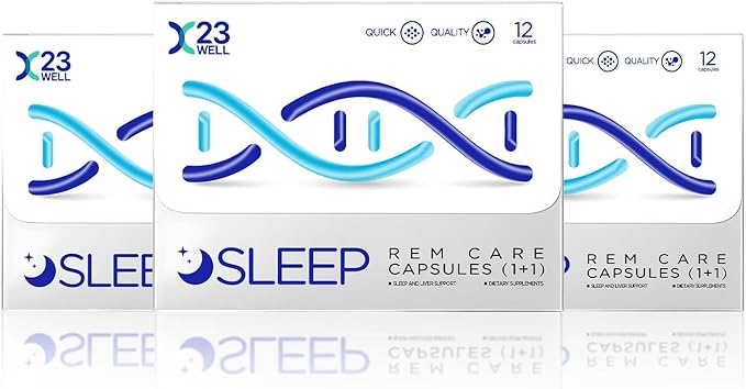 Sleep Rem Care Capsules Dual Sleep Support with Melatonin &amp Vitamin B6 Chamomile Lavender for Relaxation Natural Sleep Aid for Adults 12 Capsules Pack of 3