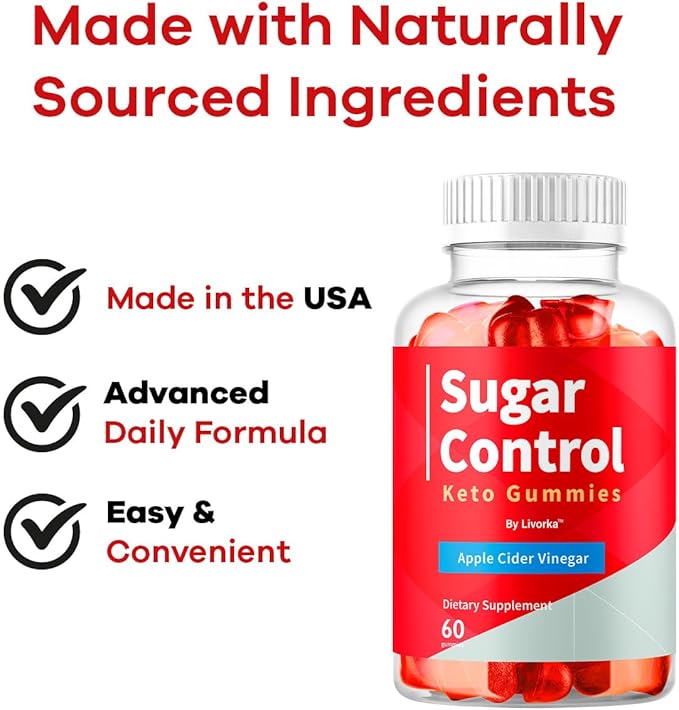 SugarControl Keto Gummies - Official SugarControl Advanced Apple Cider Vinegar Gummys All Natural Supplement Support 60 Gummies for 1 Month