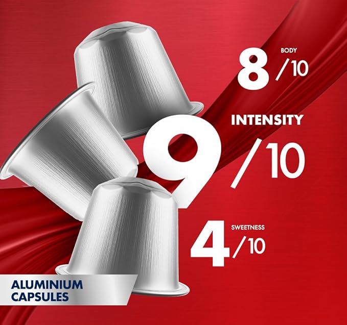 Caffè Borbone Magica Palermo Aluminum Capsules Compatible with Nespresso Original Machines Dark Roast 100 Count