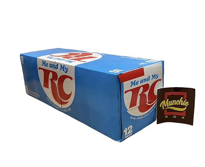 RC Royal Crown Cola Reserve - Munchie Box Stash - Cans or Bottles (Pack of (12) 12 Oz Cans)