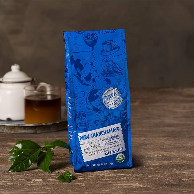 Java Trading Company Organic Ground Coffee Peru Chanchamayo 10 Oz