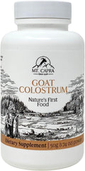 Mt. Capra Goat Colostrum | for Healthy Immune System Gut and Athletic Performance | Grass-Fed High in Immunoglobulins | 17 Servings - 50 Grams