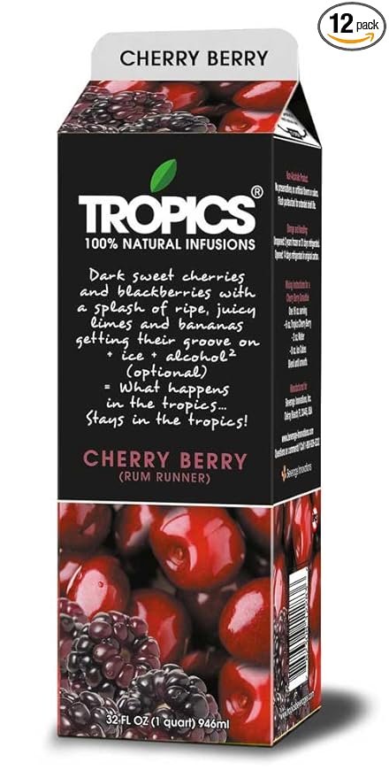 Tropics Rum Runner Drink Mix 32 Ounce -- 12 per case.