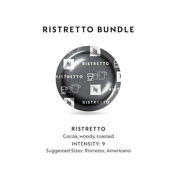 Nespresso Professional Coffee Capsules Ristretto Coffee Bundle 150-Count Capsules