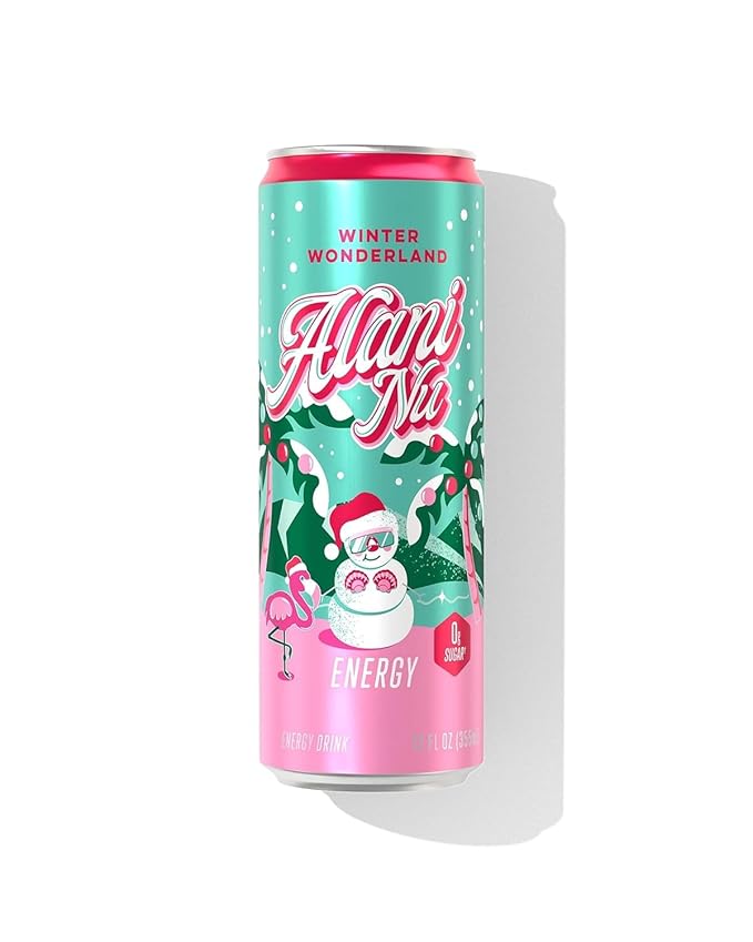Alani Winter Wonderland Sugar Free Low Calorie Energy Drinks - 12 fl oz Can - 12 Pack