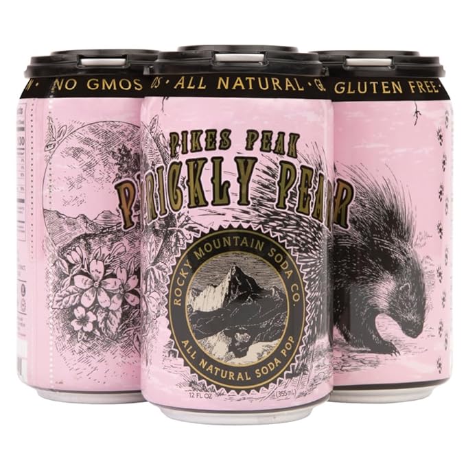 Rocky Mountain Soda Pepper Prickly Pure Can 4-Pack 48 fl oz (Pack of 6)