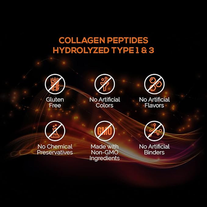 Intelligent Labs Hydrolyzed Type 1 and 3 Collagen Peptide Granules Collagen Powder Unflavored Keto and Paleo-Friendly Third-Party Verified For Purity 11g per Serving 30 Servings a Pouch