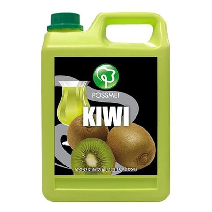 Possmei KiwI Flavored Syrup 5.5 Pound Plastic Jar 1 PacK