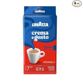 Lavazza Crema e Gusto Ground Coffee Medium Roast Arabica and Robusta Blend 8.8 oz Brick (Pack of 4)