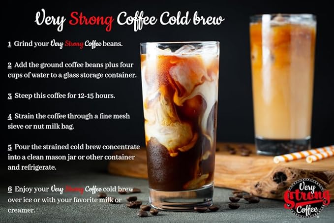 Very Strong Coffee 500g - Ground Beans - 100% ROBUSTA COFFEE - TWICE THE CAFFEINE - TWICE THE TASTE.