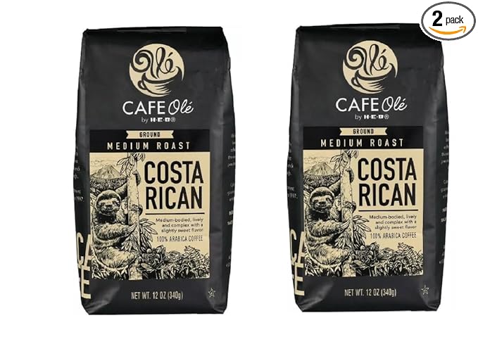 Cafe Ole HEB Ground Coffee 12oz - 2 bags (Costa Rican)