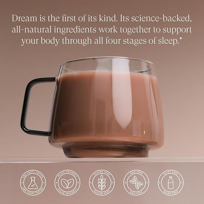 Beam Dream Sleep Powder &amp Creatine Bundle Third Party Tested Natural Sleep Aid &amp Recovery Supplement with Micronized Creatine Monohydrate Unflavored Pure Creatine Powder for Muscle Strength