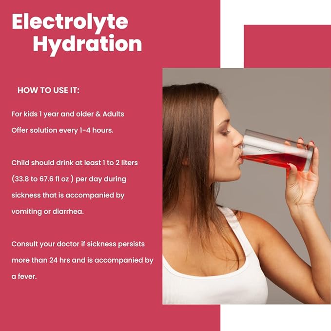 ALFA VITAMINS GenesisVit Electrolyte Solution Hydration Drink with Sodium Potassium Chloride &amp Zinc Fruit Punch Flavor Supports Hydration &amp Immune Health 12 Bottles 16.9 FL OZ Each 12