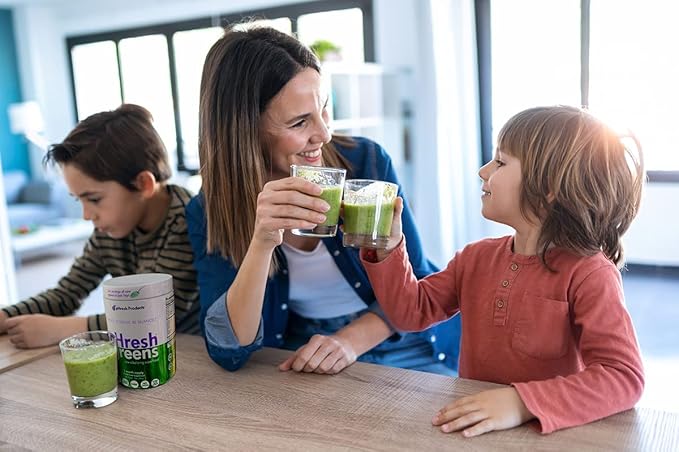 pHresh Greens Raw Alkalizing Superfood Greens Powder - 1 Month Supply | Gluten-Free | Natural Enzymes | Raw Nutrients | Approved for Intermittent Fasting and Keto Diets | 5 Ounces