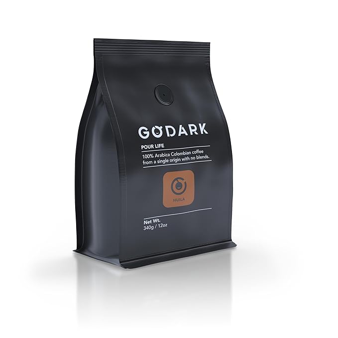 Colombian Geisha Coffee from Huila Region Buenavista Farm Medium Roast 1 Bag Ground.