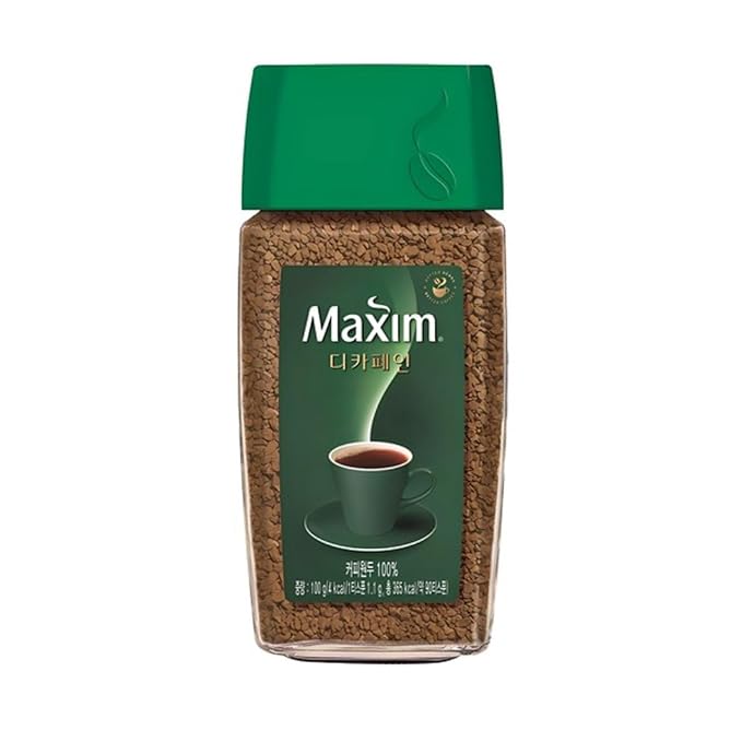 Maxim Decaffeinated Coffee Beans 100g (3.52oz) 1 Bottle