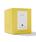 Art of Tea | Organic Happy Tea | Organic Green Tea | 12 Pyramid Tea Bags Sachets