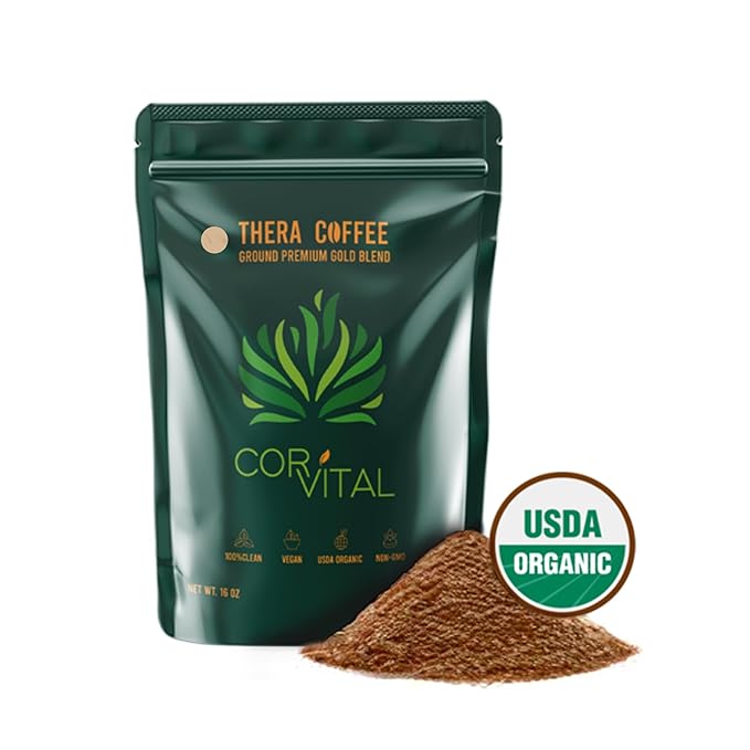 Cor-Vital 1 LB. Medium Roast Organic Coffee Enema - Best Organic Coffee - GersonTherapy Approved