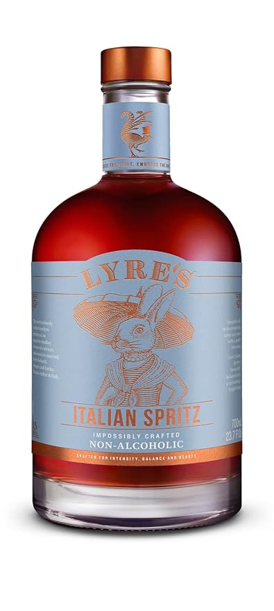 Lyre's Rosa Negroni - Non-Alcoholic Spirit Set (Pack of 3) | Dry London (Gin Style) Aperitif Rosso (Sweet Vermouth Style) &amp Italian Spritz (Bitter Orange Spritz Style) | Award Winning | 23.7 Fl O