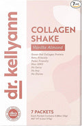Dr. Kellyann Keto Vanilla Almond Shakes (7 Servings) – Grass-Fed Collagen Protein Gluten-Free Non-GMO Keto-Friendly 1 Pack